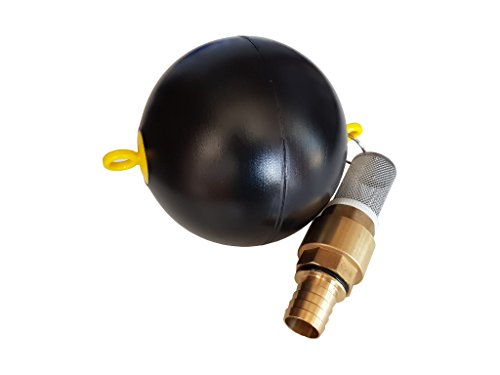 Schwimmender Entnahme - Ansaugfilter mit Rückschlagventil Wasserpumpe Schwimmerkugel-passt nicht für IBC mit kleiner Einlauföffnung DN150