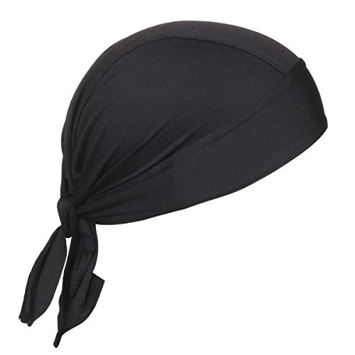 BISMAADH Stretch Lycra 4way Patka/Skull Cap Bandana - Cycling, Riding, Fashionable Helmet Liner Head Cap for Men & Women