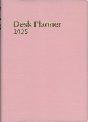 博文館 手帳 2025年 B5 ウィークリー デスクプランナー ピンク No.213 (2025年 1月始まり)