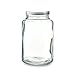 Produktbild Zeller 19938 Vorratsglas, mit Metalldeckel, 4900ml, ca. 17,2 x 17,2 x 27,8 cm, Rot/Silber