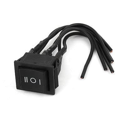 Commutateur DPDT à bascule encastrable 16A 250V AC interrupteur à verrouillage