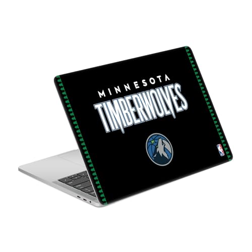 Skin vinyle MacBook Pro 13 A1989 officiel NBA Minnesota Timberwolves avec découpe de précision