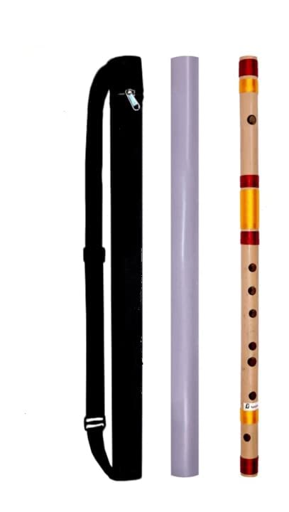 KHALSA MUSICAL C Sharp 7 Hole Right Hand Bansuri Size 18 inches With Bag Bamboo Flute-image-15