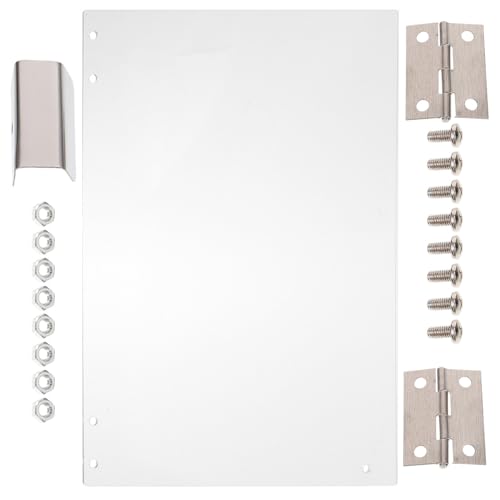 HEMOTON Commercial Popcorn Machine Door Panel Popcorn Popper Machine Panel for Popcorn Machine Parts Popcorn Maker Replace Panel 28.6x21.5cm