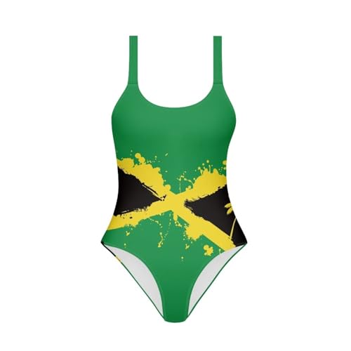 Image of One Piece Bathing Suit for Girl Kids Cute Beach Sport Swimwear U Back Scoop Neck Summer Swimming Pool Beachwear
