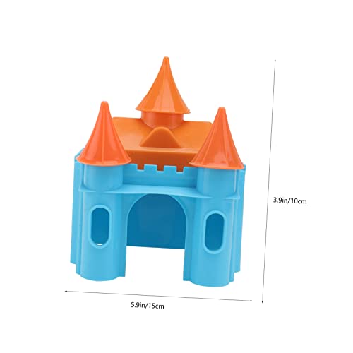 Yardwe Kleine Tier Hamster Hideout Haus Für Käfige Kunststoff Bett Mit Halboffen Design Zum Spielen Und Schlafen Für Hamster Und Kleintiere