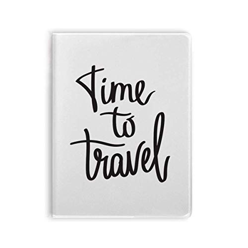Carnet de notes Time to Travel art déco avec couverture souple ligné