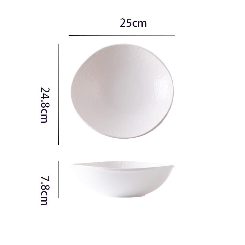 Talerz obiadowy Talerze Naczynia Grube Ceramiczne Kreatywne Talerze obiadowe Do Domu Komercyjne Zimne Do Restauracji Talerz Naczyniowy Talerze do układania w stos