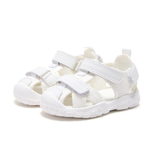 Image of BMCiTYBM Baby Boy Girl Closed Toe Summer Toddler Sandals Lightweight Shoes Infant Non-Slip First Walking Sneakers 6 9 12 18 24 Months 2-3 Years