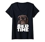 Funny Chocolate Lab Lit pour chien Labrador retriever Marron