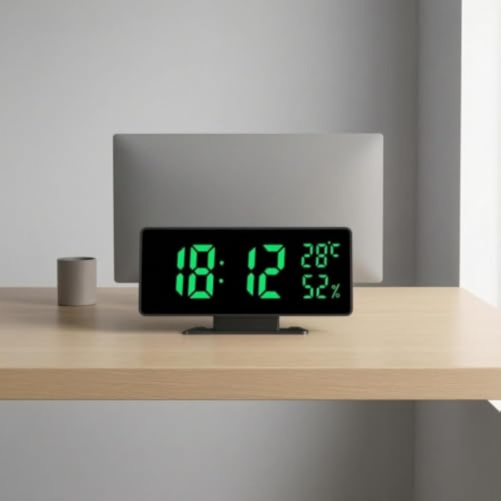 Sleek LED Digital Desk Clock, Modern Style