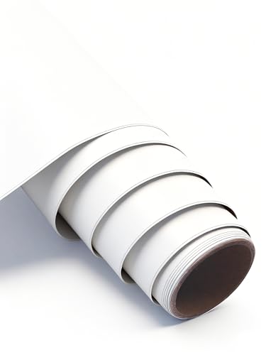 Image of 3ft x 5ft Matte White Car Vinyl Wrap Roll, Durable Easy Application Automotive Wrapping Film for Car Body Protection (Matte White)