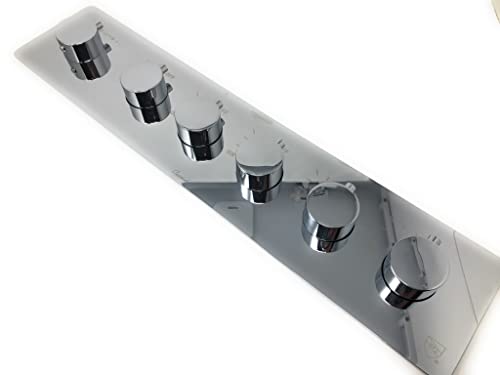 Cascada Luxurious Recessed Large LED Waterfall Rainfall Shower System (Polished Chrome)