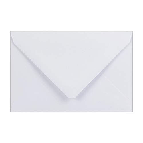 Enveloppes gommées correspondance blanche format 92x130 mm 100g papier carton