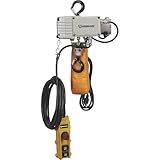 Strongway Mini Electric Chain Hoist - 500-Lb. Capacity, 16.4ft. Lift