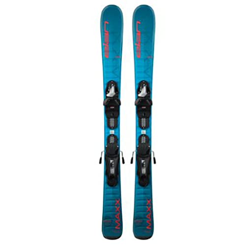Elan Kids' Maxx QS Skis w/EL 7.5 GW Shift Bindings 2025 Blue 140