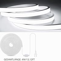 Sunshine smile COB LED Streifen 4M,24V LED Streifen Kaltweiß 6000K – Ansicht 2