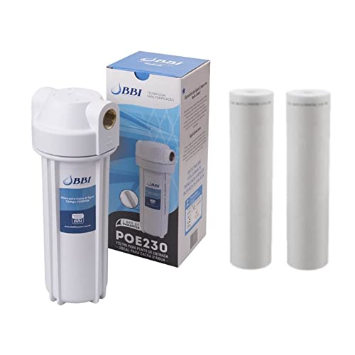 Filtro De Agua Para Caixa D'água Cavalete Bbi Poe Ponto De Entrada Caixa Dagua + 2 Refis