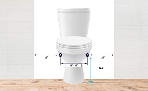 KMINA - Toiletframe met Armen, Toiletveiligheidsrail voor Ouderen, Toilet Frame Support, Frame voor Toilet, Veiligheidsrails Toilet, Handgrepen Toiletrail, Toiletframes voor Gehandicapten - Image 8