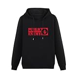 qishubao public enemy rap screen stars hip hop band group mens hoodies cotton unisex black pullover sweatshirts xl
