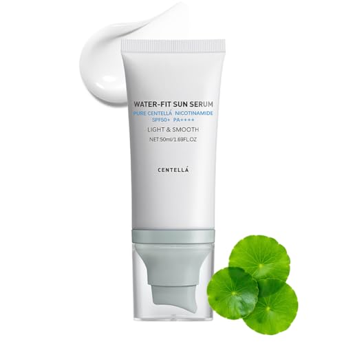 𝐶𝑒𝑛𝑡𝑒𝑙𝑙á Sunscreen SPF50 PA++++, 50ML Cen-tella Madagascar Face Sun Screen Long-Lasting Protection (1 Pack)