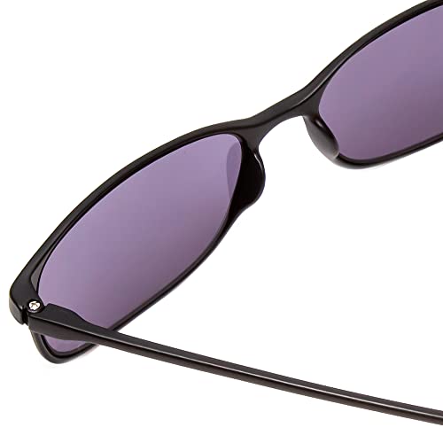 Calabria 720T Flexie Square Reading Sunglasses +6.00 Ebony Men/Women Bendable Sunglass Reader Flexible UV Protection TR904