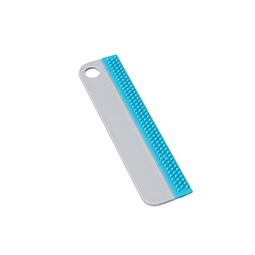 Steelwingsf Essuie-Glace Miroir économisant De l'espace Raclette De Fenêtre Pratique Flexible Léger Confortable Girp Bleu-Gris Cover