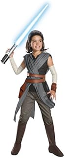 Rubie's Star Wars Episode VIII: The Last Jedi, Child's Super Deluxe Rey Costume, Medium