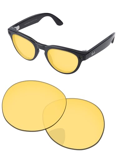 Image of Replacement Lenses for Ray-Ban Meta Headliner RW4009 & RW4013 50mm AI Glasses - Photochromic, Anti Blue Light Lens