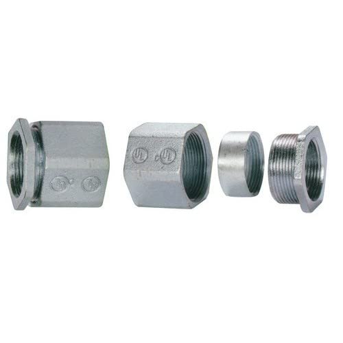 Morris 14441 Malleable Rigid 3 Piece Coupling, 3/4" Thread Size, 5-Pack