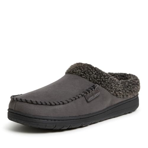 Image of Dearfoams Men's Brendan Indoor /Outdoor Breathable Memory Foam Clog House Shoe with Wide Widths Slipper