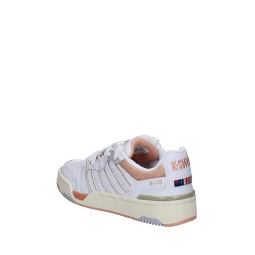 K-Swiss Women's SI-18 Rival Sneaker, White/Almost Apricot/Whisper White, 7 M2