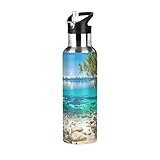xigua，Lake Tahoe Sports Water Bottle - 32 Oz, Leak Proof, Vacuum Insulated Stainless Steel Thermo M