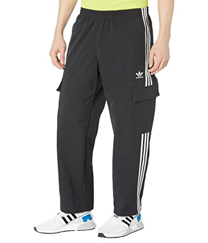 Adidas Originals Men's Adicolor Classics 3-Stripes Cargo Pants, Black, Medium