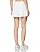 Nike Dri-FIT Advantage Women's Short Tennis Skirt (US, Alpha, Medium, Regular, Regular, White/Black)