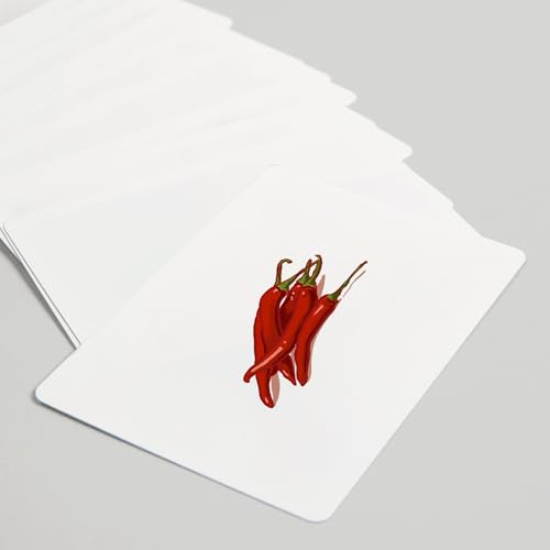 Lantern Press Chile Peppers, 52 Naipes Póker para Adultos miniatura 5