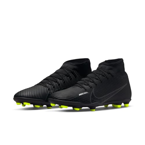 Nike Nike Men's Mercurial Superfly 9 Club Fg/MgSneaker, Black Dk Smoke Grey Summit White Volt, 12 US