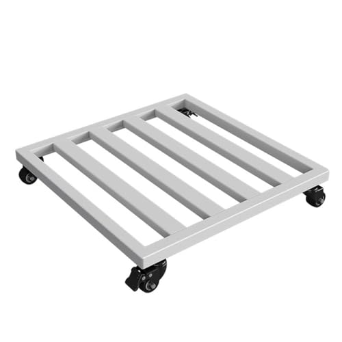 Support à plantes roulant métal anti-tache eau sol pour grand pot 45x45