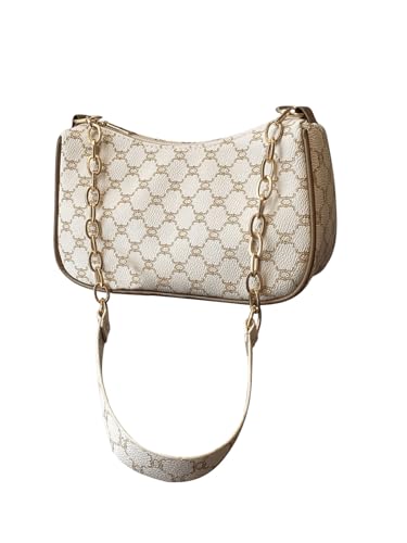 SweatyRocks Women's Vintage Shoulder Bag Top Handle Leather Purses with Zipper Closure