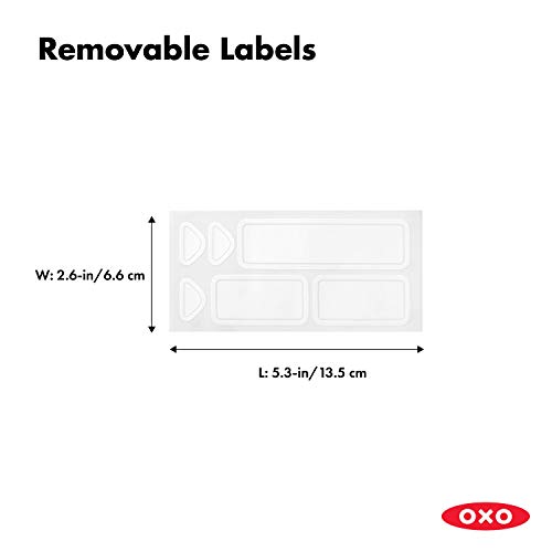 Image of OXO 11235300UKNEW Good Grips POP Container Removable Labels,White