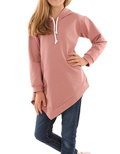 Sweat à Capuche asymétrique pour Fille, Rose, 10 Ans Cover