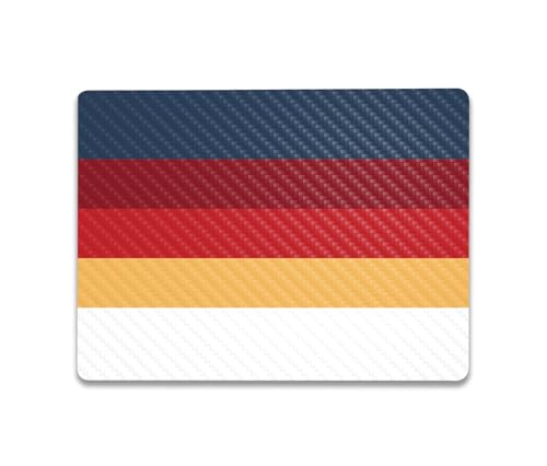 Image of MightySkins Carbon Fiber Skin Compatible with Microsoft Surface Laptop Go 3 (2023) Full Wrap Kit - Vintage Lines | Protective, Durable Textured Carbon Fiber Finish | Made in The USA