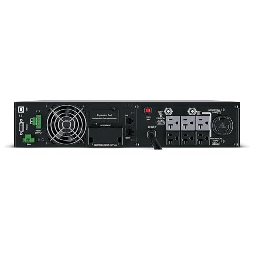 Image of CyberPower OL3000RTXL2U Smart App Online UPS System, 3000VA /2700W, 7 Outlets, 2U Rack /Tower