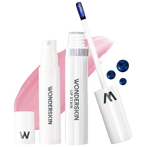 Image of Wonderskin Wonder Blading All Day Lip Stain Peel Off Masque and Kit - Long Lasting, Waterproof Pink Lip Tint, Transfer Proof Natural Makeup Stain Kit (Beautiful)