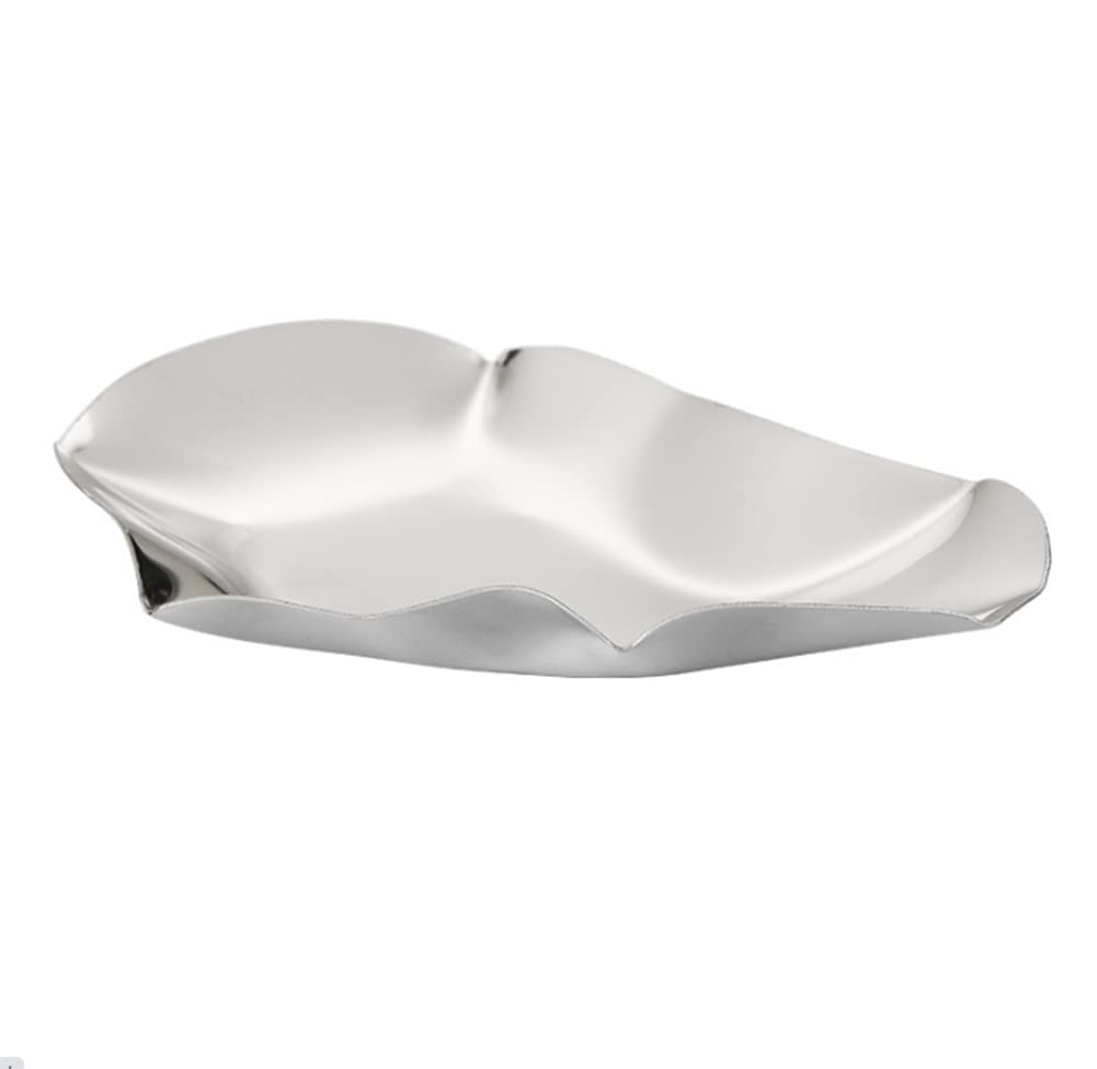 WOIWO 2PCS 304 Stainless Steel Seasoning Plate Creative Oyster Plate Home Soy Sauce Plate Tableware with Dish Plate