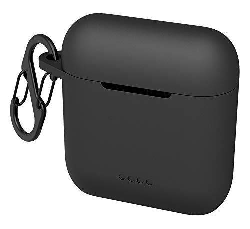 Aotao Silicone Case for TOZO T6, Soft and Flexible, Scratch/Shock Resistant Silicone Cover for TOZO T6 Headphones (Black)