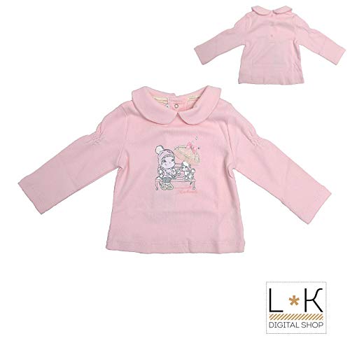 Minibanda Maglia in Caldo Cotone Rosa Neonata F600...