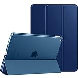 iPad 8 ケース 2020 iPad 10.2 ケース 2019 TiMOVO ipad 第8世代/第7世代 ケース NEWモデル 10.2インチ 半透明 ハードカバー PUレーザー 開閉式 三つ折り スタンド マグネット オートスリープ機能 耐衝撃 軽量 落下防止 精密設計 着脱簡単 ipad10.2インチ ケース (2020/2019) Navy Blue