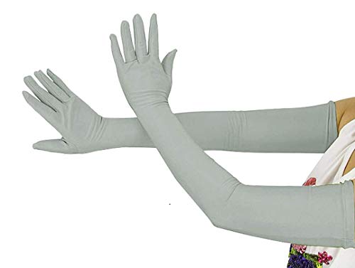 Shinningstar 5-18 Years' Children's Girls' Boys' Spandex Make-up Over Elbow Long Gloves