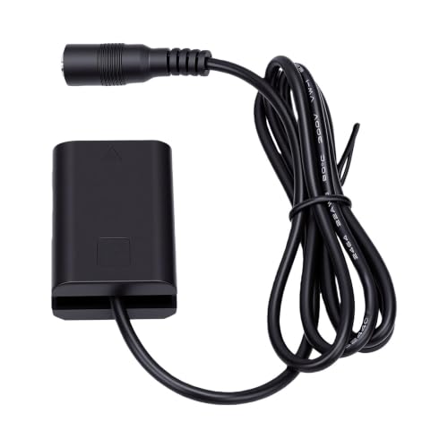 Adaptador de corriente NP FW50 para batería falsa con alimentación continua para cámaras